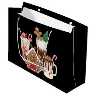 Kerst Kerstmis Koffie Liefhebber Geschenk Kerstdag Groot Cadeauzakje