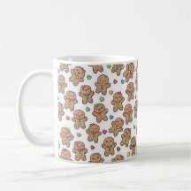 Kerst Kerstmis Koffiemok met Peperkoekmannetjes