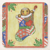 Kerst-kerstontbijt Onderzetters (Voorkant)