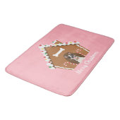 Kerst-kerstontbijtkoek Badmat (Gekanteld)