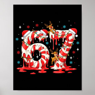 Kerst Kerststok 67 Meme Zes Zeven Grappige Jongens Poster