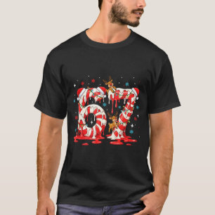 Kerst Kerststok 67 Meme Zes Zeven Grappige Jongens T-shirt