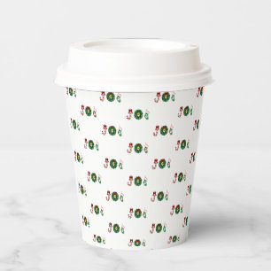Kerst Kerststok Belletjes krans Sneeuwman Sock JOY Papieren Bekers