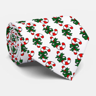 Kerst Kerststok Patroon Stropdas