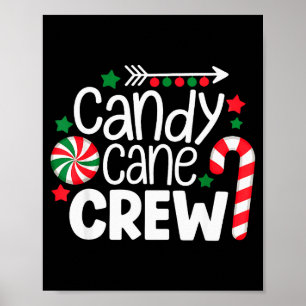 Kerst Kerststok Truitje Dames Meisjes Jongens K Poster
