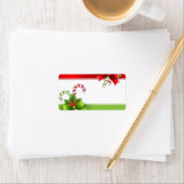 Kerst Kerststokjes Adreslabels Etiket (Insitu)