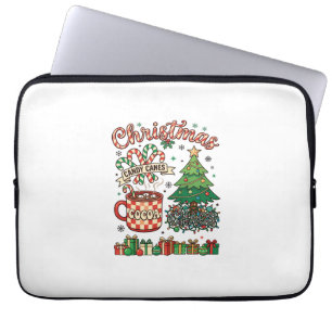 Kerst Kerststokken Cacao Chaos Boom Mok Cadeau Laptop Sleeve