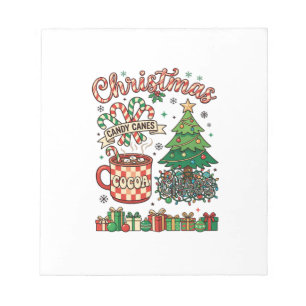 Kerst Kerststokken Cacao Chaos Boom Mok Cadeau Notitieblok