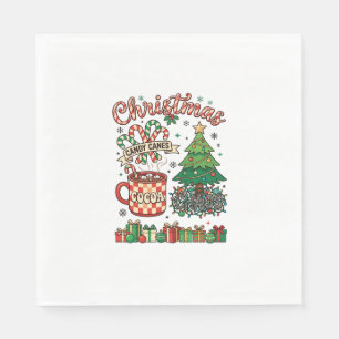 Kerst Kerststokken Cacao Chaos Boom Mok Cadeau Servet