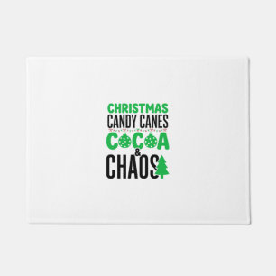 Kerst Kerststokken Cacao Chaos Design Deurmat