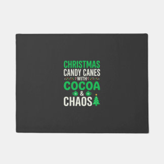 Kerst Kerststokken Cacao Chaos Vakantie Deurmat