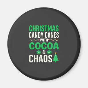 Kerst Kerststokken Cacao Chaos Vakantie Magneet