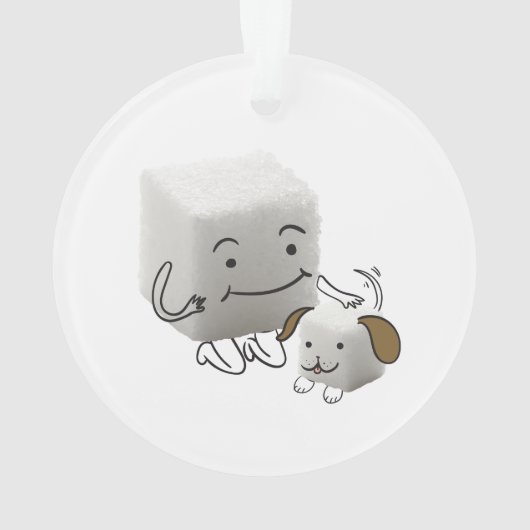 Kerst-kerstversiering suikerbiet ornament (achterkant)