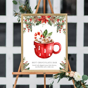 Kerst Kerstwarme Chocolade Bar Signature Drink Bor Poster