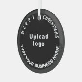 Kerst-kerstzonnegroer Glass Ornament (Voorkant links)