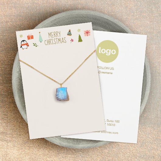 Kerst Ketting Logo Display Kaart