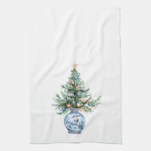 Kerst keukendoek