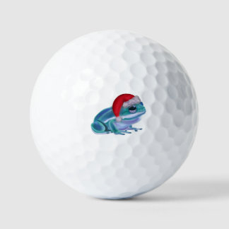 Kerst kikker golfballen