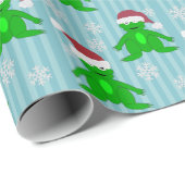 Kerst Kikker Wrapping Papier (Rol Hoek)