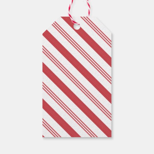 Kerst Kinderen Gemberkoek Man Snoepstokken Cadeaulabel (Achterkant)