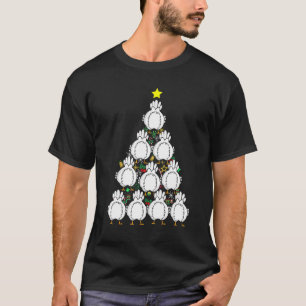 Kerst Kip Boom Kerst Matching Pyjama T-shirt