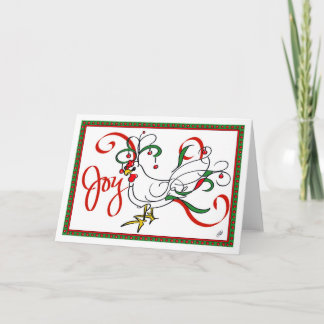 Kerst Kip Vakantie Joy Kaart