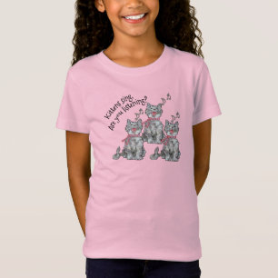 Kerst Kittens zingen gepersonaliseerd T-shirt