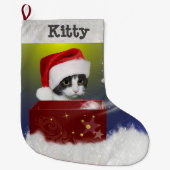 Kerst Kitty Grote Kerstsok (Voorkant)