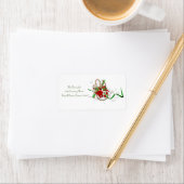 Kerst Klassiek Snoep canePersonalized Adres Etiket (Insitu)