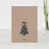 Kerst Klauw Kaart (Achterkant)