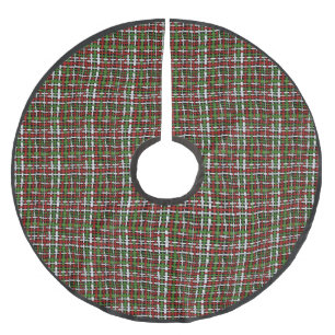 Kerst Kleur Geweven Grafische Burlap Kerstboom Rok