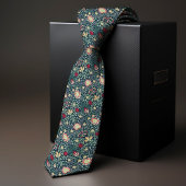 Kerst Kleuren  Perzisch Morris Mannen Stropdas