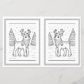 Kerst kleurplaat voor kinderen (Voorkant)