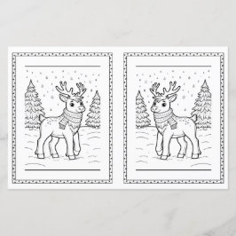 Kerst kleurplaat voor kinderen