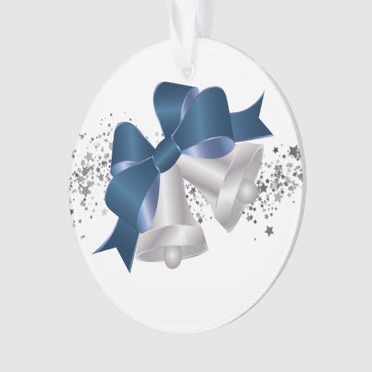 Kerst klokken acryl ornament (voorkant)