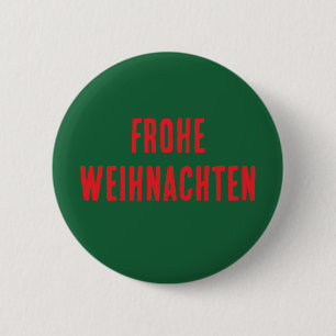 Kerst Knop - Prettig Kerstfeest Ronde Button 5,7 Cm