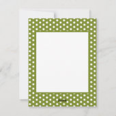 Kerst Koe Pun Feestdagenkaart (Achterkant)