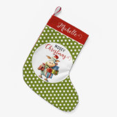 Kerst Koe Pun Kleine Kerstsok (Voorkant (Hangend))