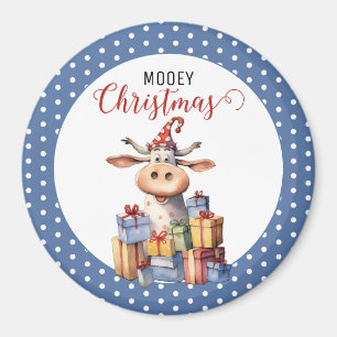 Kerst Koe Pun Magneet