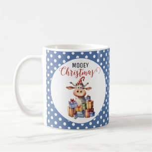 Kerst Koe Puns  Koffiemok
