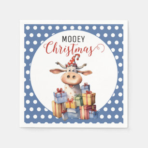Kerst Koe Puns Servet