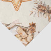 Kerst Koekje Tissue Papier (Detail)
