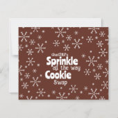 Kerst Koekjes Wissel Recept Kaart (Achterkant)