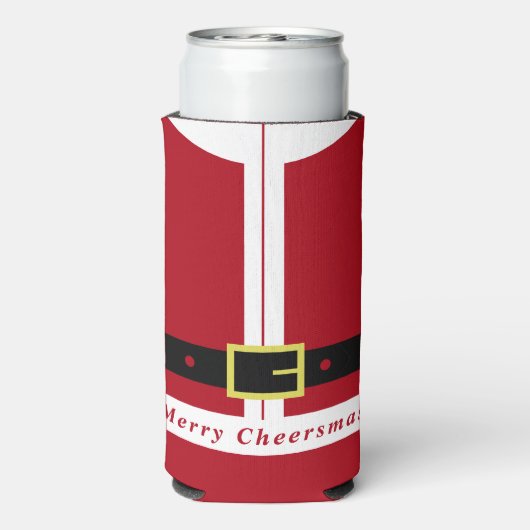 Kerst Koelbox Grappig Sinterklaas Ontwerp (Seltzer Achterkant)