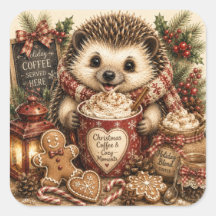 Kerst Koffie Egeltje Cozy Vakantie