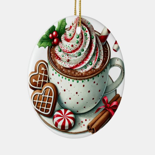 Kerst koffie ornament (Rechts)