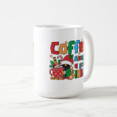 Kerst koffiekopje met feestelijke Gezegden Koffiemok (Voorkant rechts)