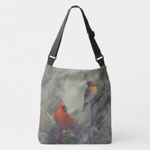 "Kerst komt eraan" Kardinalen Crossbody Tas
