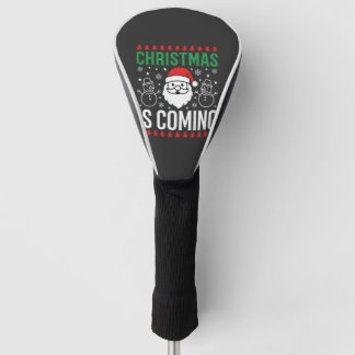 Kerst komt eraan Kerstman Sneeuwman Golfheadcover