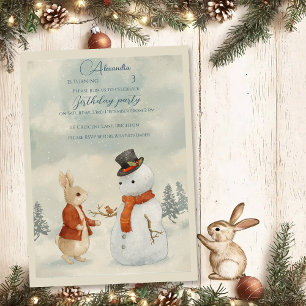 Kerst Konijn Peter verjaardag Kaart